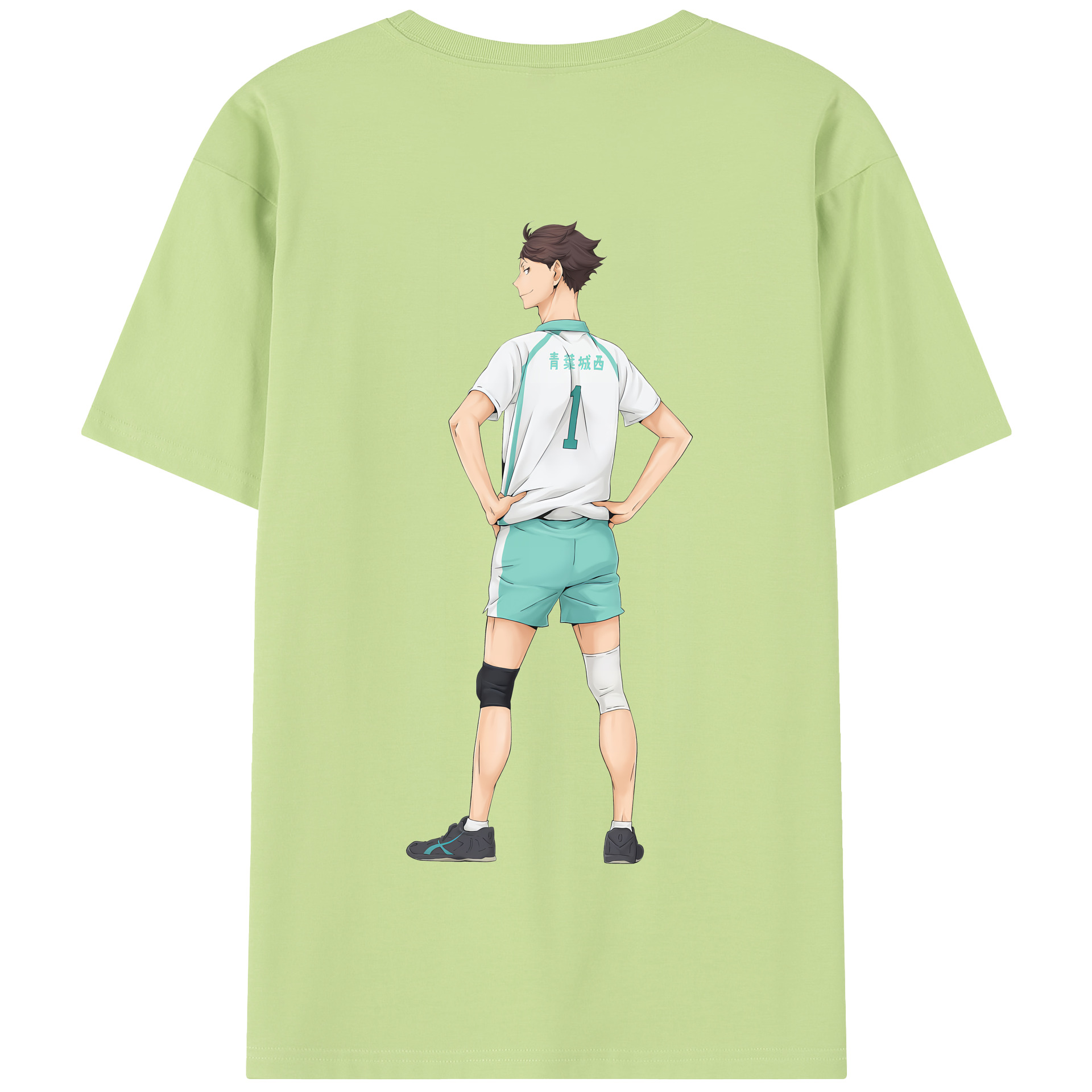 （画像用） ハイキュー!! Haikyu!! 綿100％半袖Tシャツ（背面プリント）